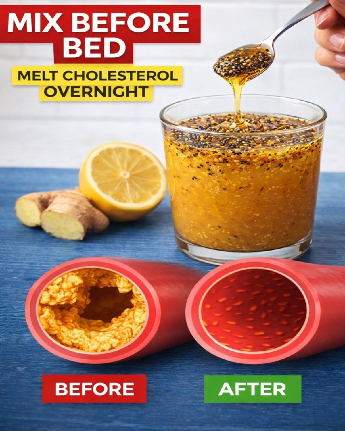 Mix These 3 Before Bed: A Simple Drink That May Help Support Healthy Cholesterol Levels Overnight