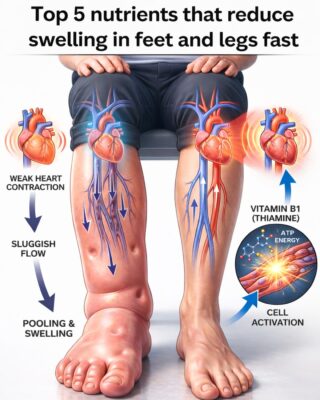 Top 5 nutrients to reduce swelling in feet and legs