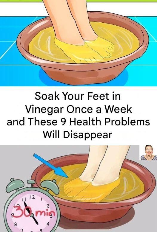 Soak Your Feet in Vinegar Once a Week and Watch These 9 Health Problems Disappear