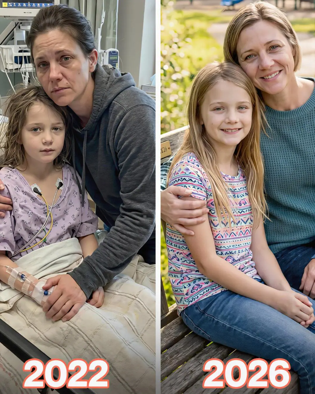 A stranger paid my sick daughter’s hospital bill, amounting to €140,000: four years later, he finally revealed why.