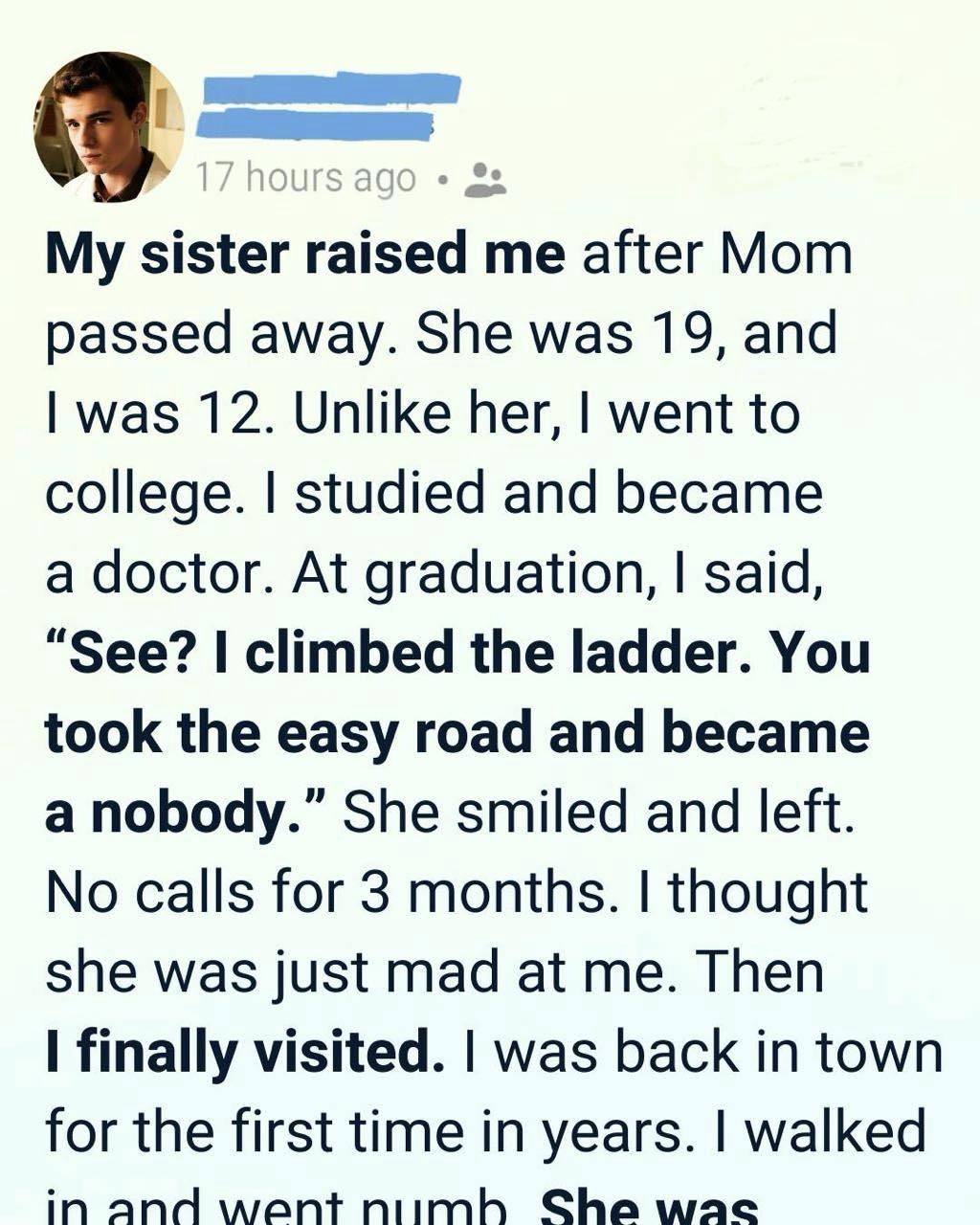 She Gave Up Everything for Me