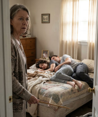 The daughter-in-law was still asleep at 11 a.m., and her mother-in-law stormed in with a stick to teach her a lesson — but what she saw on the bed froze her in place.