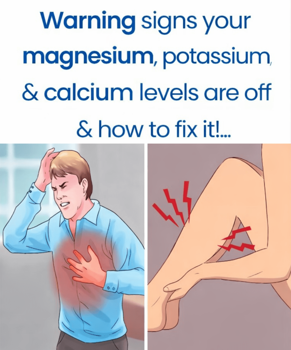 Warning signs your magnesium, potassium and calcium levels are off and how to fix it!