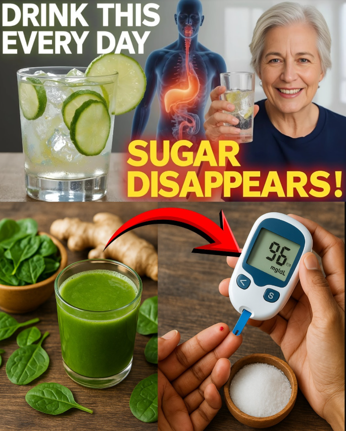 DRINK THIS EVERY DAY AND SUGAR DISAPPEARS! The Drink That Flushes Out Diabetes Naturally!