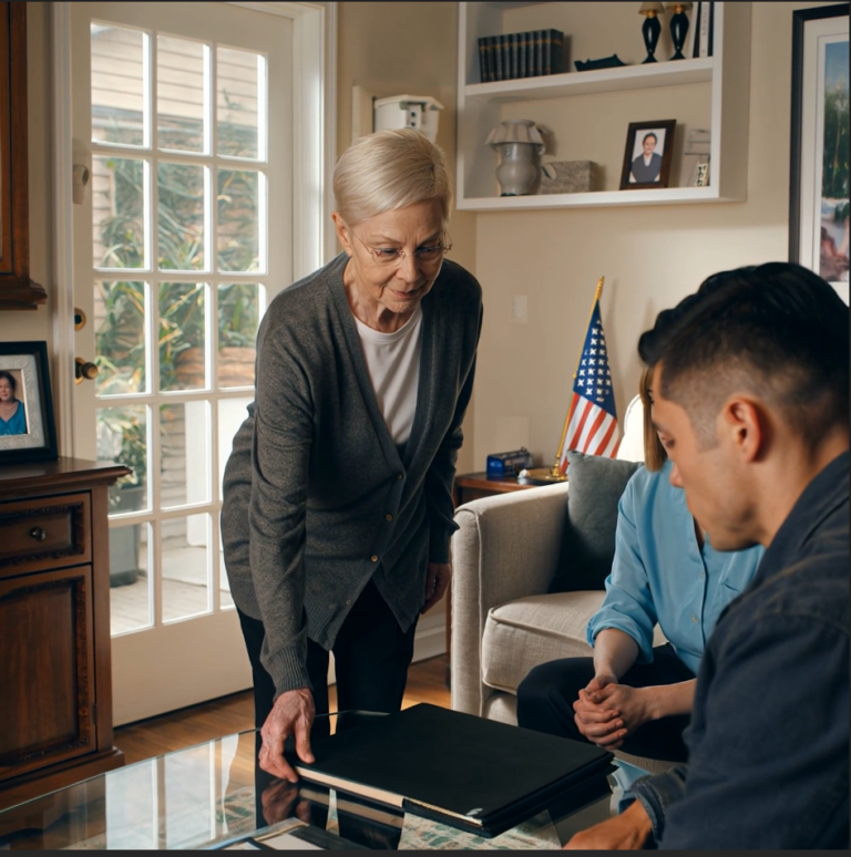 The moment my daughter learned what my pension pays each month, she and my son-in-law showed up at my door and demanded half—so I handed them a black folder I’d prepared for that exact moment, and the color drained from their faces when they opened it.