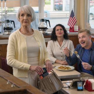 I walked into a diner for lunch and heard my son bragging from the corner booth about how he tricked me into a $200,000 bank obligation, so I walked up calmly—and one word from me made him go silent.