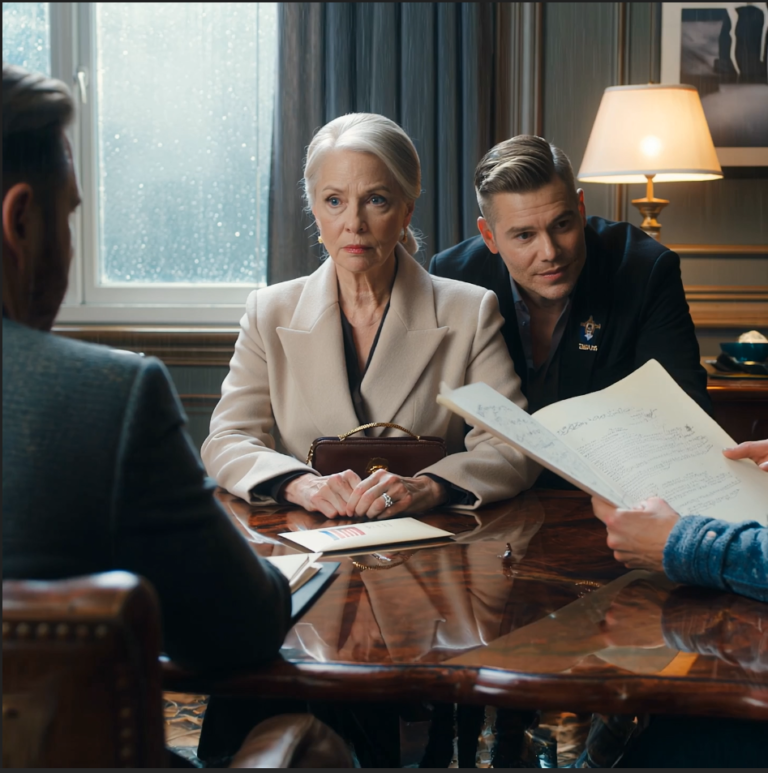 My brother left me a $1,360,000 mountain lodge. My son, who disowned me at 63, still showed up to the will reading with a smile and said, “We’ll turn it into a family business,” and that was the exact moment I knew something was wrong.