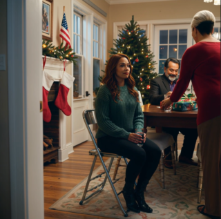 At Christmas dinner, Mom gifted everyone but me—then smiled and said, “Be grateful you can sit here,” like that was my present.