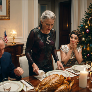 At Christmas dinner, my son threw a glass of water in my face for asking for a little more food. Everyone laughed. Heartbroken, I quietly went home… what I did next changed their lives forever.