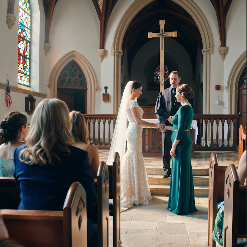 My mother slept with my fiancé the night before my wedding – then I quietly walked down the aisle, but when the pastor asked if I took him “for better or worse,” I took the mic and turned to the crowd. What I said next silenced the whole church.