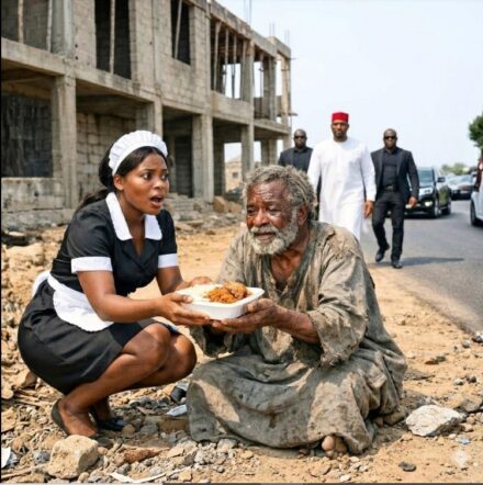 Poor Waitress Brought Food To A Homeless Man Everyday, One Day A Billionaire Arrived At Her Door