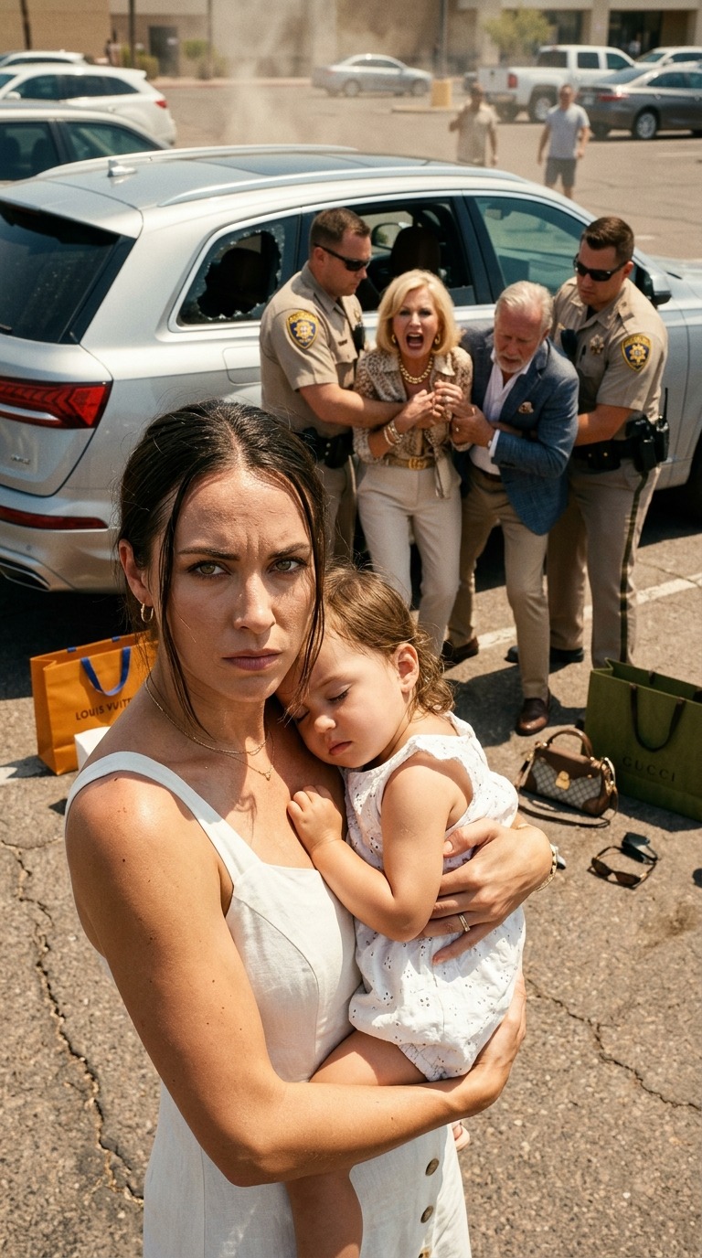 My parents left my toddler to bake in a 106° SUV for 3 hours so they could go shopping. While doctors fought to save her life, my parents strolled into the ER laughing with designer bags. “We cracked the windows, don’t be dramatic,” my mother rolled her eyes. They cared more about their reputation than her survival. So, I stopped being their daughter and did the unthinkable…