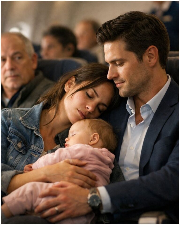 SHE FELL ASLEEP ON A STRANGER CEO’S SHOULDER WITH HER BABY… AND WOKE UP TO HIS MOST SHOCKING DECISION