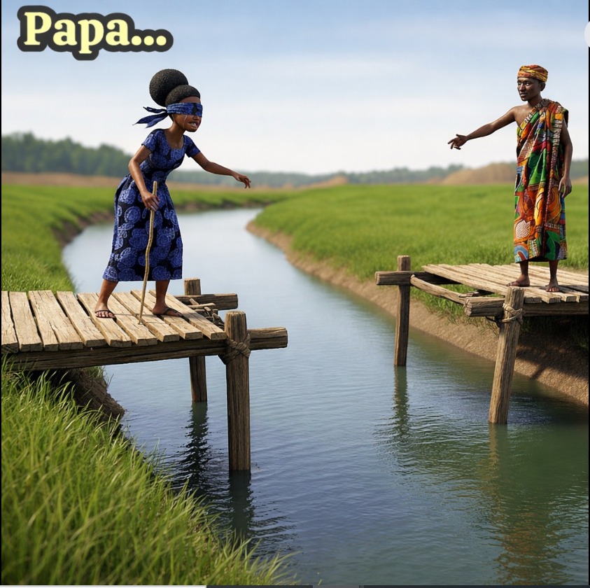 He Took His Blind Daughter To A Bridge, What Happened Next Shocked The Village…