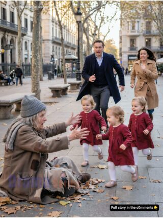 Three Blind Girls Called a Homeless Stranger “Grandma”—But What Happened Next Left Their Father Speechless