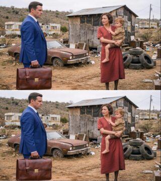 Billionaire Visits His Abandoned Home, But Shocked to See His Dead Wife Living There With His Son.