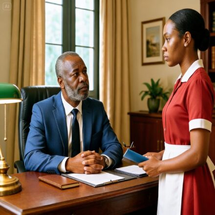 He hires a maid without knowing she is the daughter he abandoned 30 years ago!