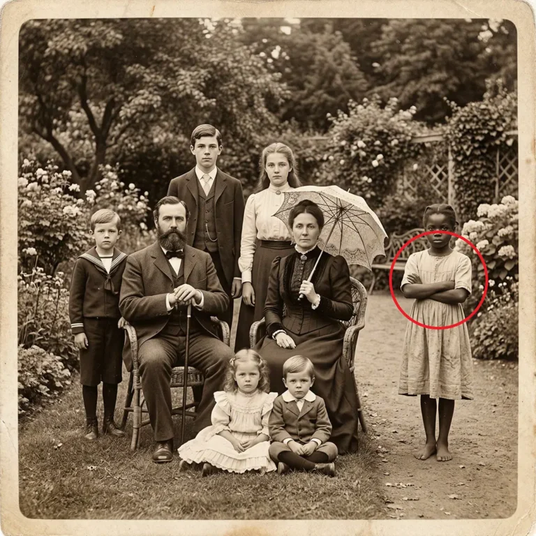 No one had noticed the young slave in the portrait until a zoom revealed what she was wearing.